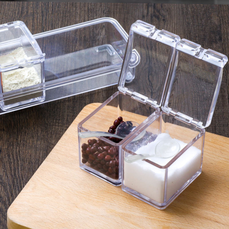 Freestanding Spice Jar & Rack Set