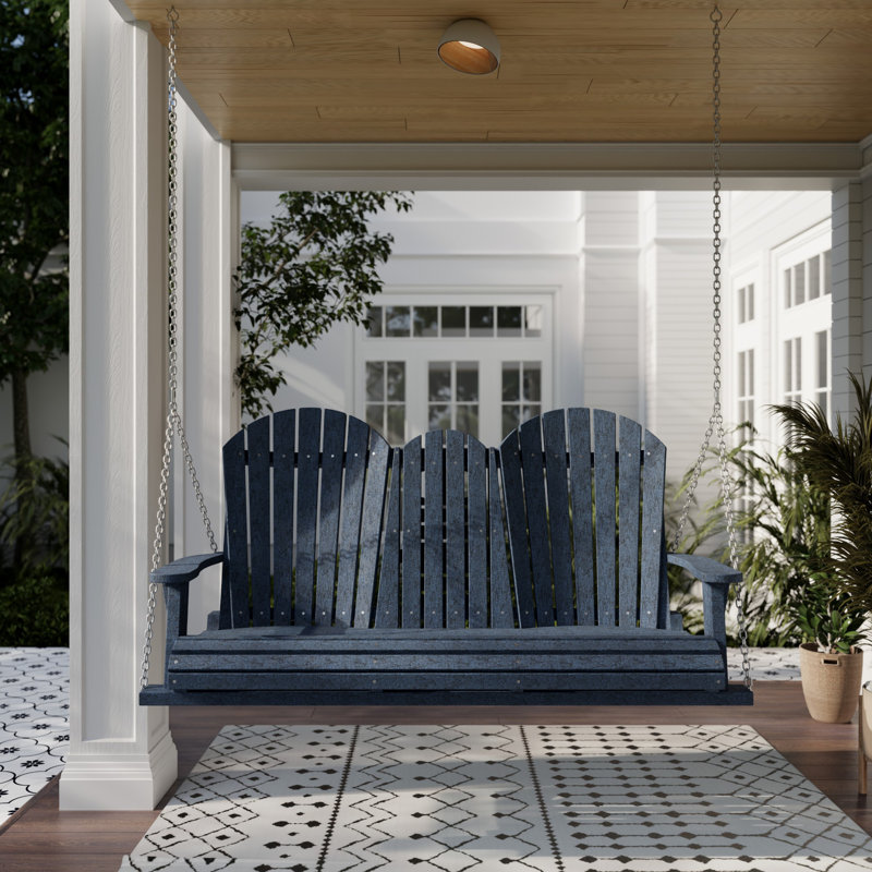 Balancelle 5 pi avec console Heritage, Bleu patriote