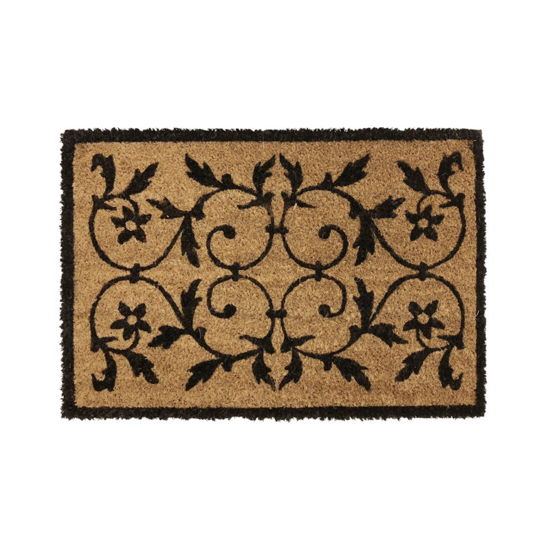 Okolona Non-Slip Floral Outdoor Doormat
