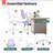 Nahjee Space-Saving Ergonomic Home Office Chair Task Chair with Flip-Up Armrests-69795180-68543579
