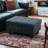 Faux Leather Ottoman-77621946