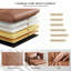 Chaise de bureau à dossier moyen avec coussin lombaire - Chaise de travail inclinable réglable, revêtement en similicuir pour la maison et le bureau-130088641