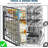 JKsmart 2-Tier Adjustable Can Rack Organizer – Stackable Pantry Storage for Cabinet & Countertop, Holds Up to 62 Cans (Soda, Beer, Canned Food), Sturdy Metal, Black