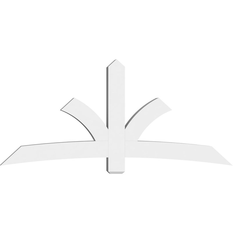 Support pour pignon Davenport, H 38,5 po x l 84 po (pas: 11/12), P 6 po x F 6 po, PVC
