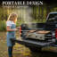 GRILL DEPOTS Gas Grill and Griddle Combo, 4-Burner Propane Grill with Cast Iron Grates and Stainless Steel Griddle, 40,000 BTU Tabletop Grill for Outdoor BBQ, Camping and Tailgating