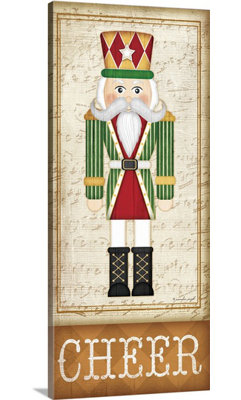 « christmas art », casse-noisette bravo» par jennifer pugh, impression