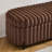 Faux Fur Flip Top Storage Bench with Black Metal Legs-1224260754-1232331250