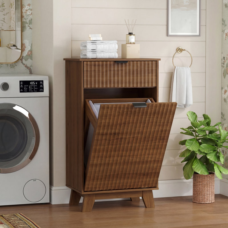  Armoire à ordures inclinable 2 tiroirs Wave Design