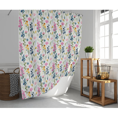 Adigun Floral Shower Curtain