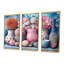 «Pink Oceans Edge Of Wonder Pottery», ensemble de reproductions d'art mural-107181642-107181647