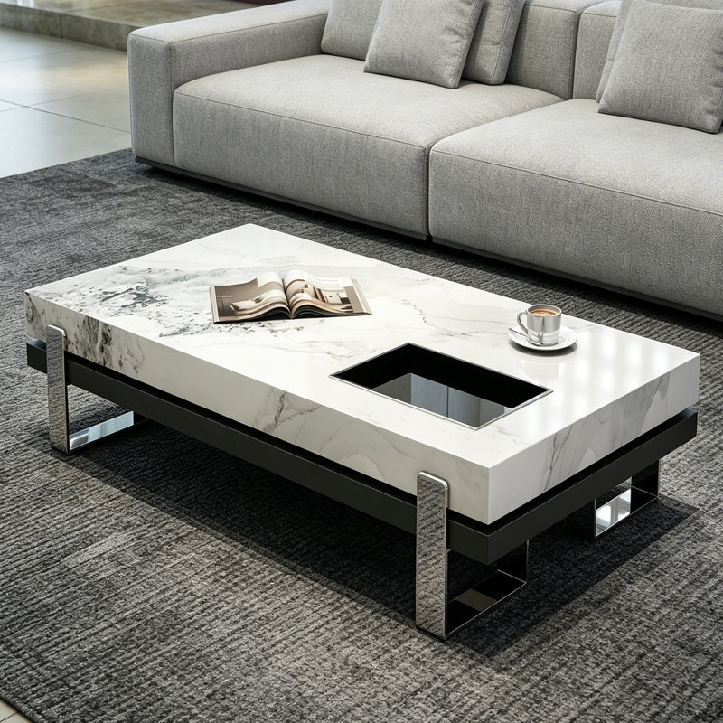 Bucher, White/Gray, 13.77" H  x 55.11" L  x 27.55" W