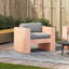 Maia Wood Outdoor Lounge Chair