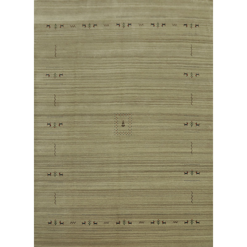 Tapis oriental style petits animaux Gabbeh 8 x 10