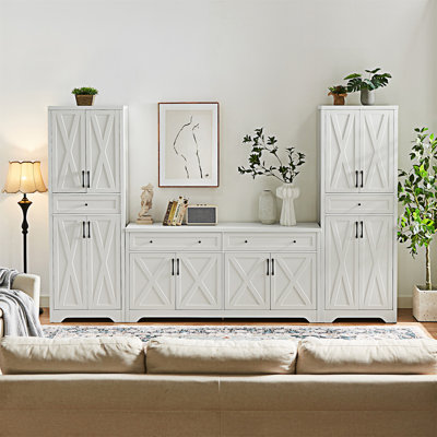 TV Cabinet Set Multifunctional TV Wall