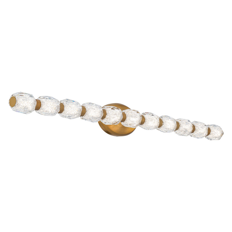 Seduction 11 - Light LED Bath Bar, Aged Brass