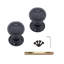 Beehive Large 60mm Mortice Door Knob Matt Black
