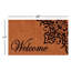 Tapis d'entrée antidérapant Coblyn 29 po x 17 po Coblyn-22110863