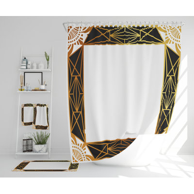 Naydelin Polyester Shower Curtain Set