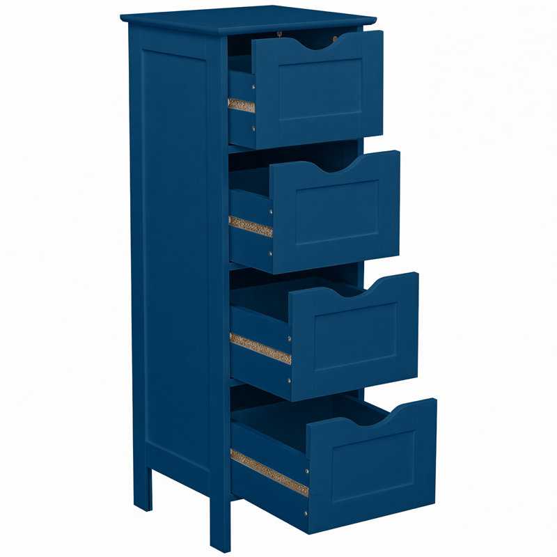 Armoire de salle de bain 32 po avec 4 tiroirs H 32 po