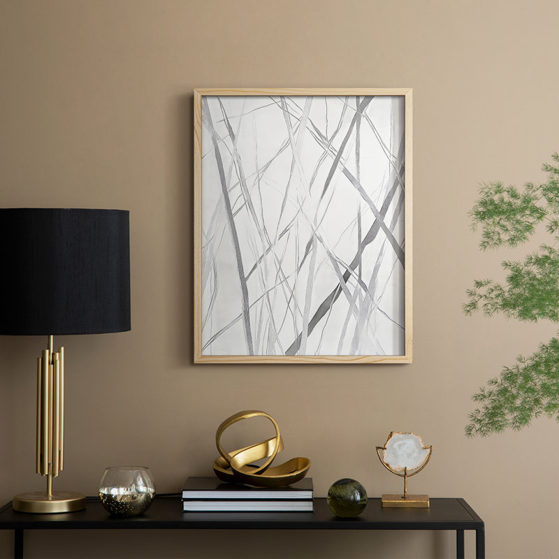 Reproduction encadrée ABSTRACT Series DCCCLI - bois massif, H 11 po x l 9 po