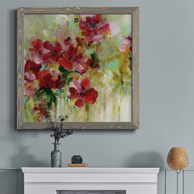 «Happy Fall», art textuel sur toile, H 31,5 po x l 31,5 po x P 1,5 po, Cadre gris