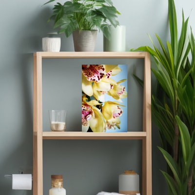 Contemporary Art Elegant Abstract Orchid Nature Tropical Wall Art
