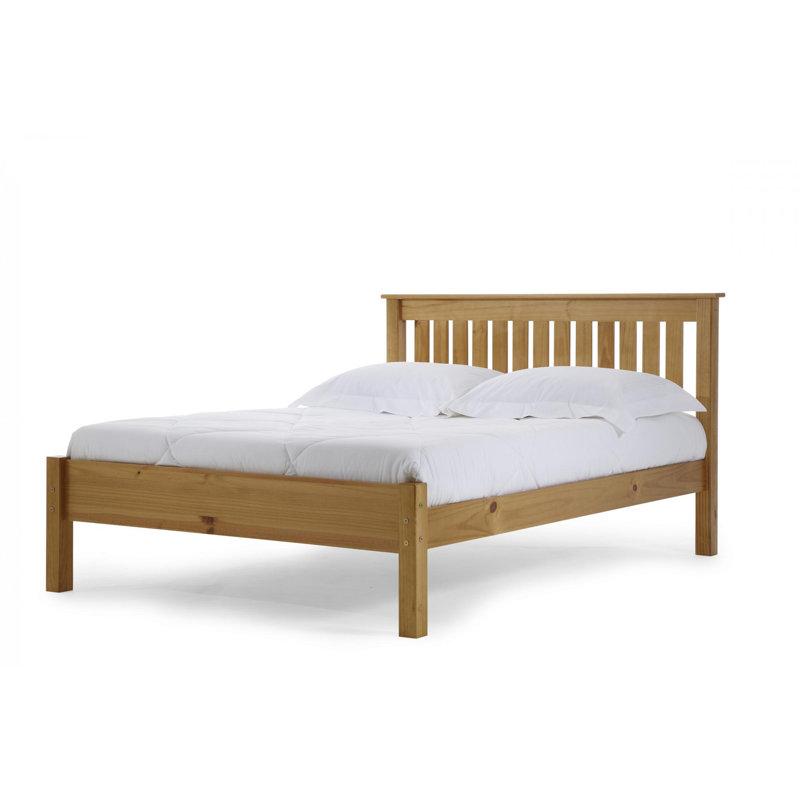 Stratford Solid Wood Bed, Antique, Double (4'6)