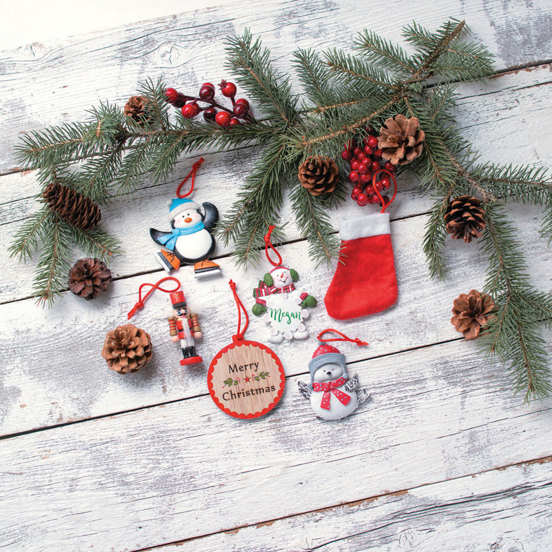 Mini bas de Noël en feutre
