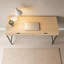 Wisbech 2 Drawer Oak Effect Metal Base Computer Desk