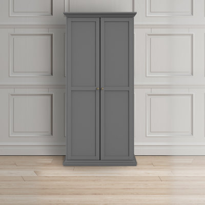 Melanie 2 Door Manufactured Wood Wardrobe