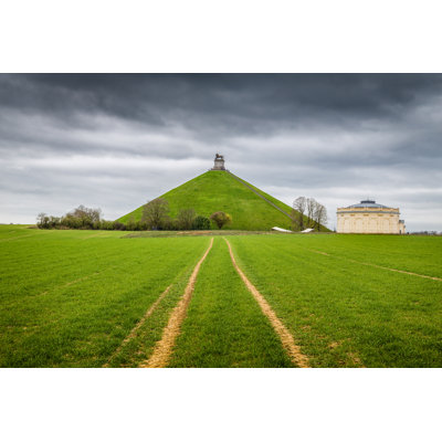 Lion'S Mound Memorial, Belgium by Bluejayphoto - Wrapped Canvas Print