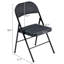 Chaise pliante rembourrée en plastique