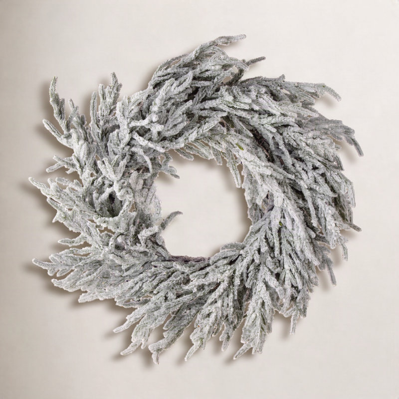 Couronne florale 23,62 po Real Touch