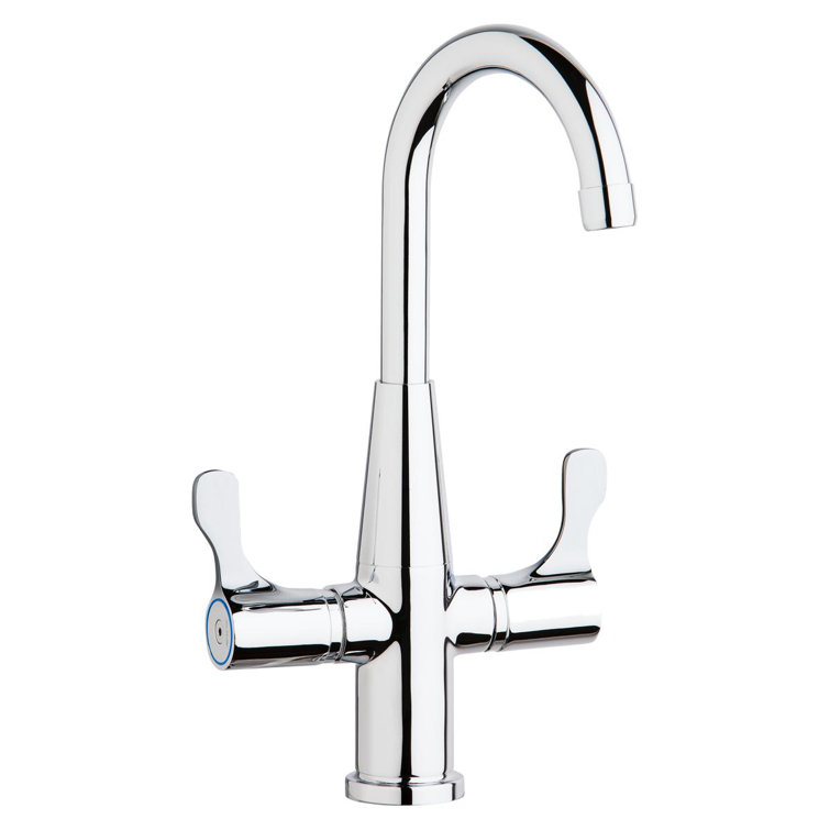 Double Handle Kitchen Faucet With Accessories