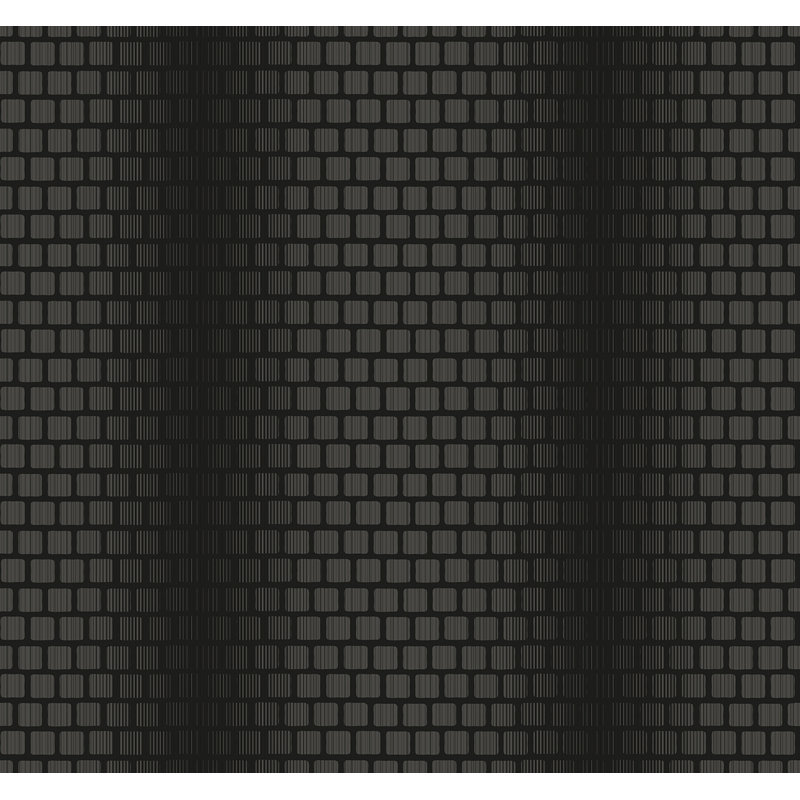 Papier peint métallisé Ellery de Seabrook Designs, Noir
