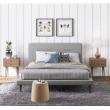Serta Sierra Collection Upholstered Platform Bed