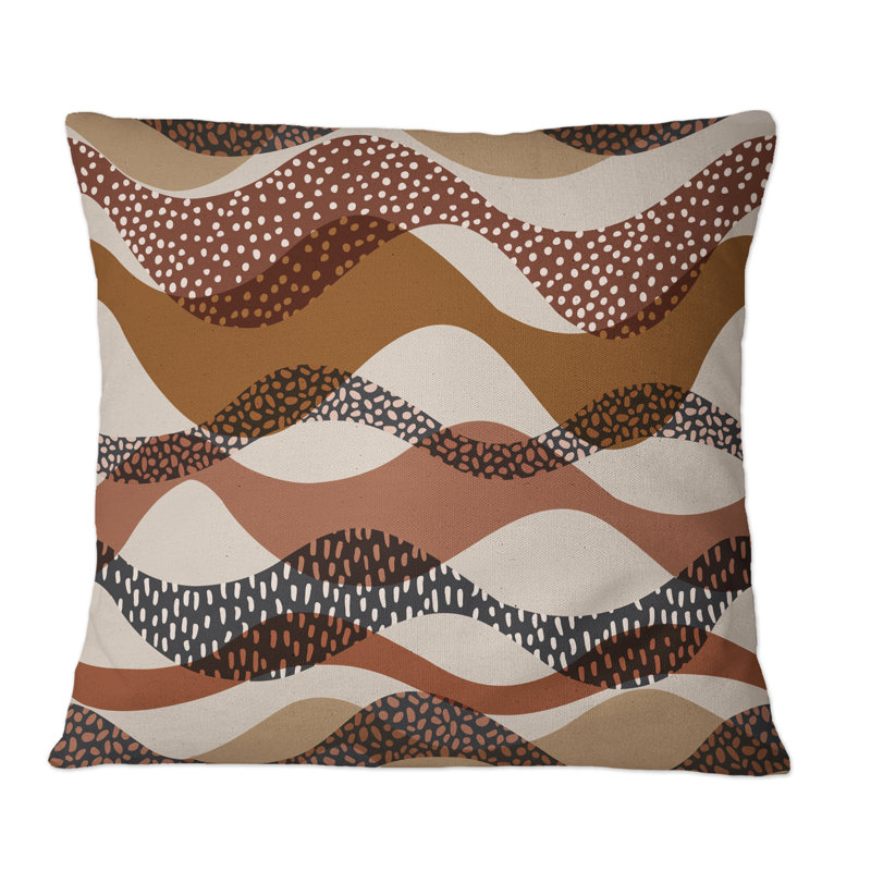 Abstract Throw Pillow, 16" x 16"