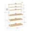 100cm Steel Standard Baker's Rack with Microwave Compatibility
