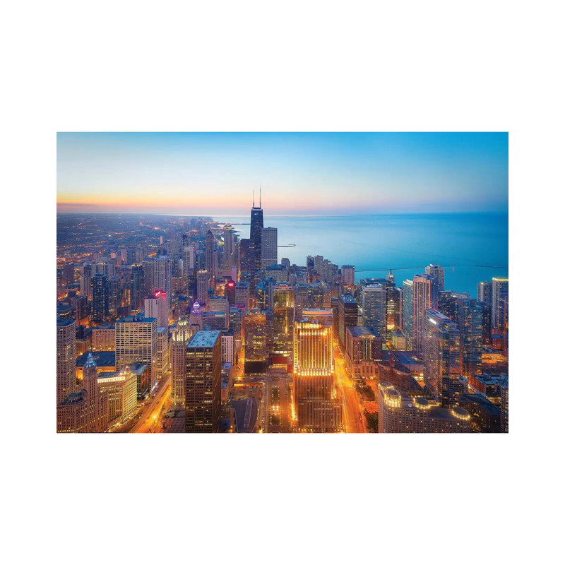 The Magnificent Mile by Michael Zheng - Wrapped Canvas Gallery-Wrapped Canvas Giclée, 101.6 cm H x 66.04 cm W x 1.91 cm D