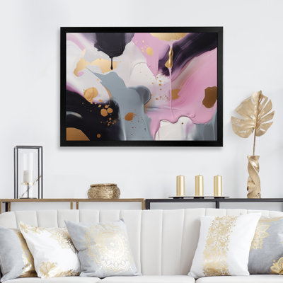 " Pink And Gold Inner Worlds Of Marble III "