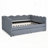 Linen Fabric Cozy Gingham Daybed with Two Storage Drawers and with USB Port and Adorable Wave Shaped-1263608815-1263608814