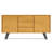 Lowry 60"W Solid Wood Modern Industrial 2-Door Sideboard Buffet with 3 Center Drawers-840851113