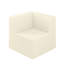 Canapé modulaire en forme de L, canapé modulaire compressé en velours côtelé de style minimaliste moderne, canapé-lit