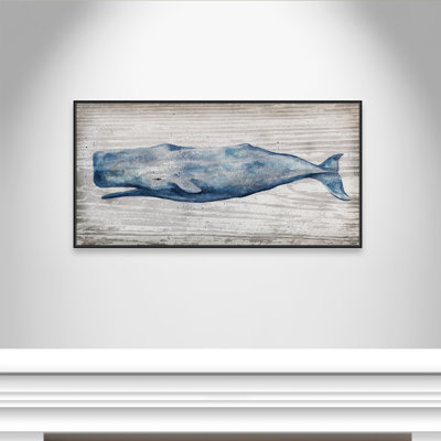 Brannen Blue Whale - Picture Frame Print