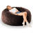 4-foot giant foam beanbag chair with padding, perfect for adult reading and relaxation – suitable for living room and bedroom.