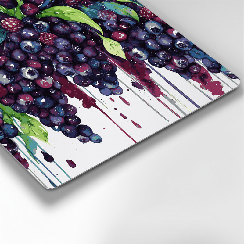 Art mural en métal «Fruit Acai Berry», H 12 po x l 12 po