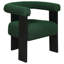 Chaise d'appoint rembourrée Slater Boucle