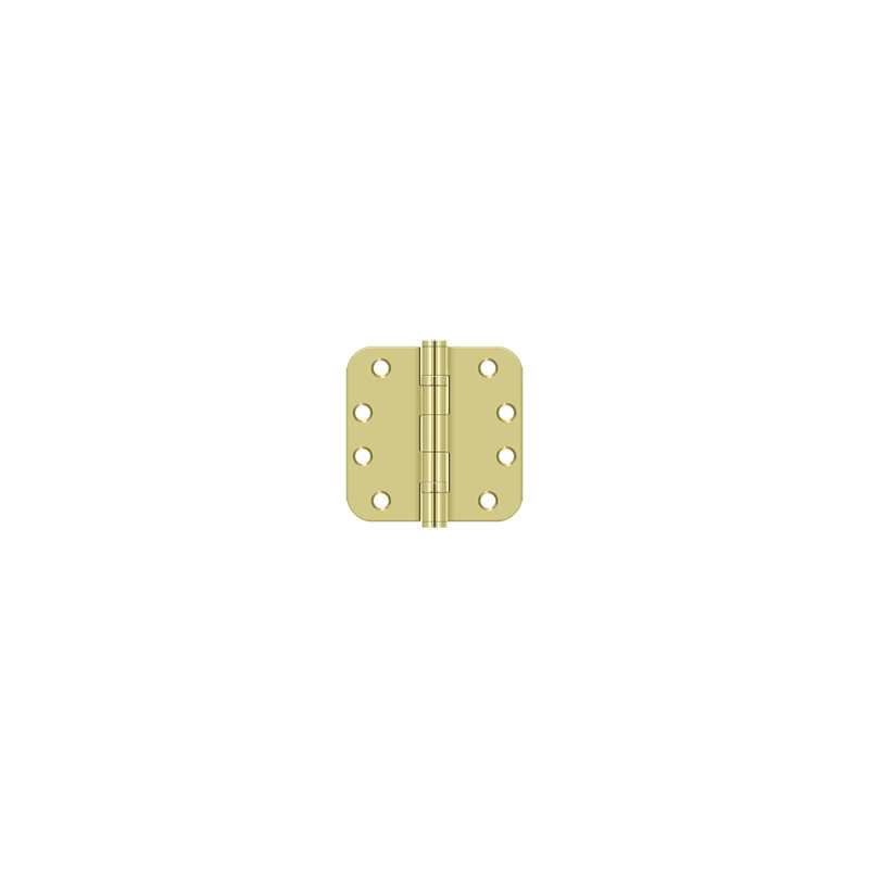 Steel Hinge, Polished Brass, Steel