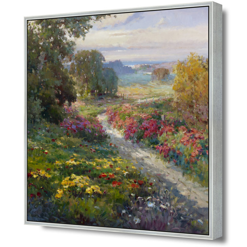 Meadow Gateways Print, 47" H x 47" W, Silver