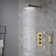 Revitalize 12 Inch Luxury Thermostatic Complete Shower System with Rough-in Valve